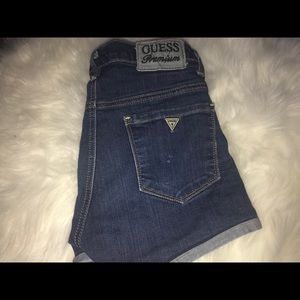 Guess high wasted shorts